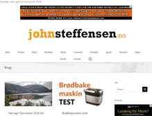 Tablet Screenshot of johnsteffensen.no